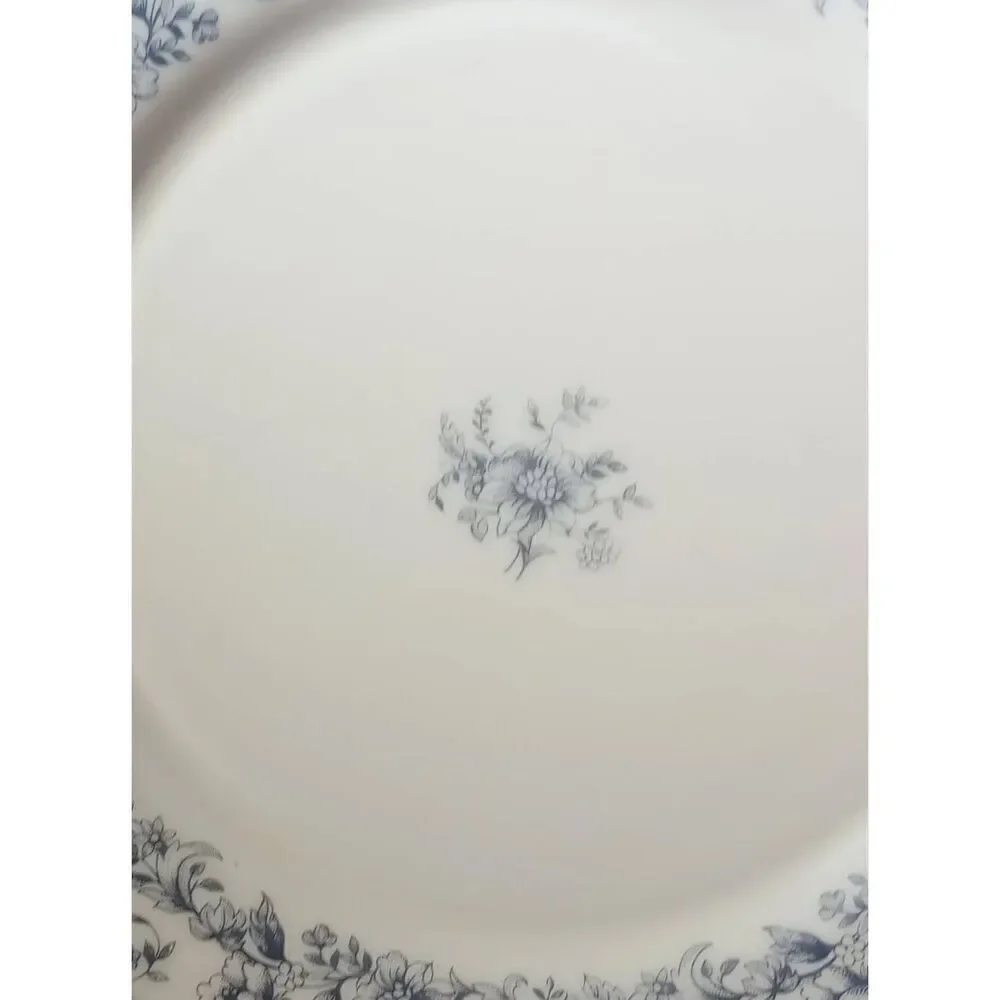 2 vintage arcopal france 7.75 inch salad plates, pattern Glenwood